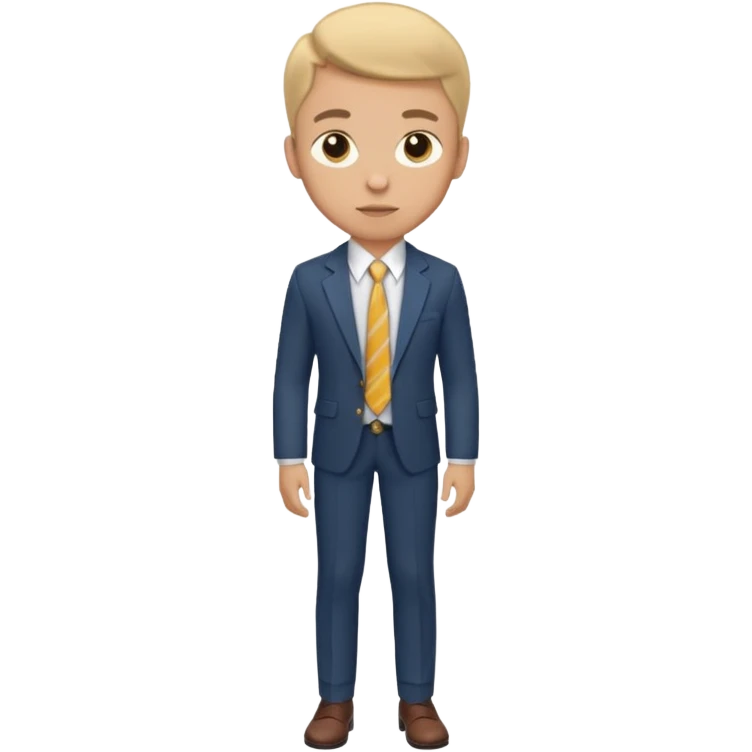 Young man, tailored trousers, a crisp button-down shirt, a blazer, and tie, portrait

 emoji