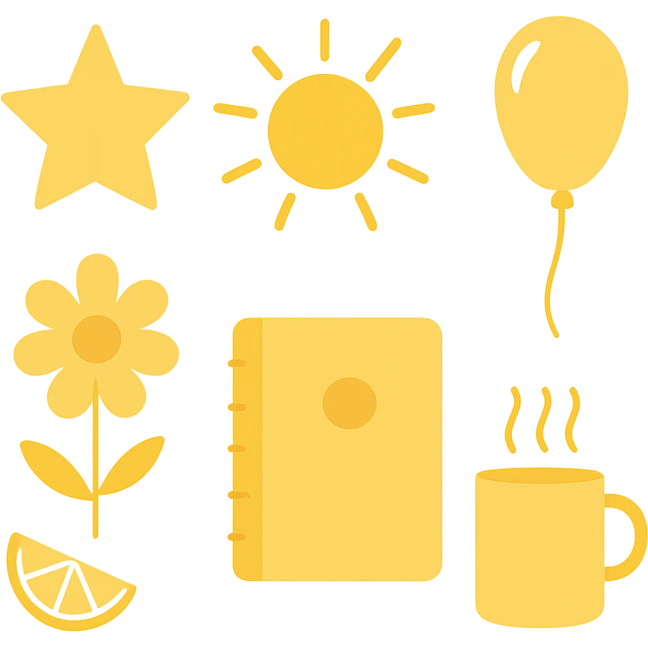 yellow theme, no background emoji