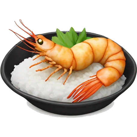 Shrimp tempura  emoji