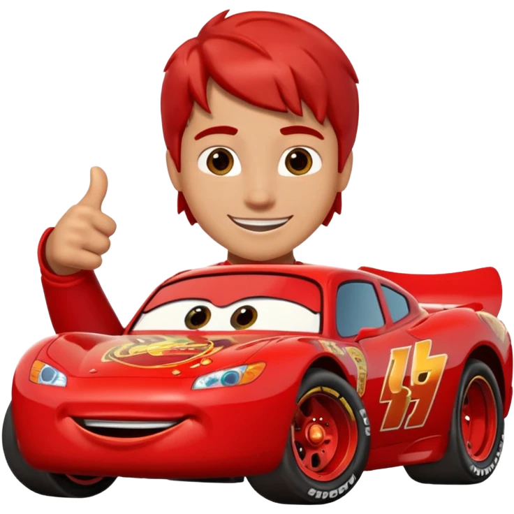 thumbs up mcqueen emoji