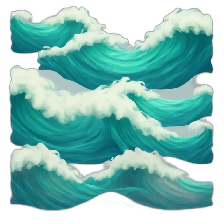 sea waves emoji