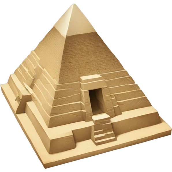 Pirámide de egipto emoji