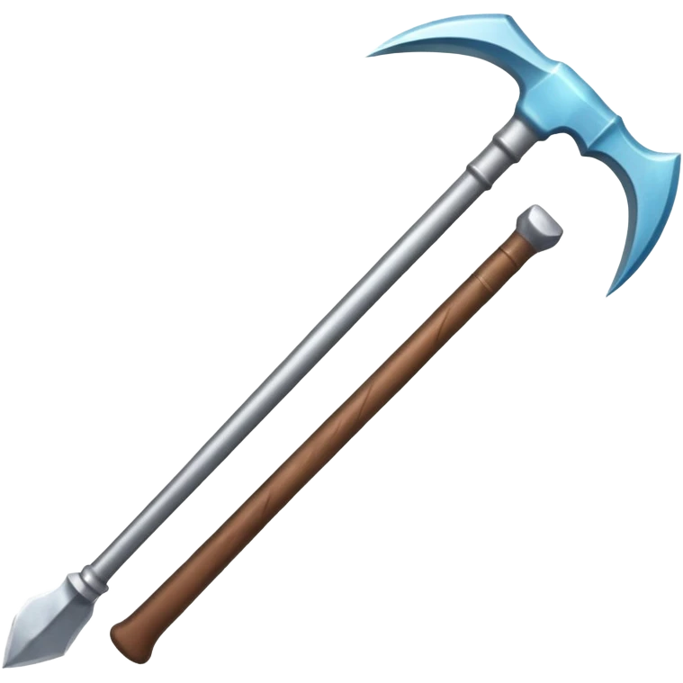two sides pickaxe minecraft  emoji