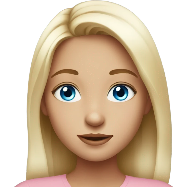 beautiful daughter, blue eyes emoji