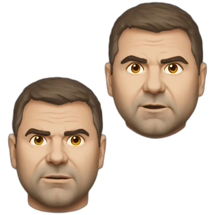 ange postecoglou O face emoji