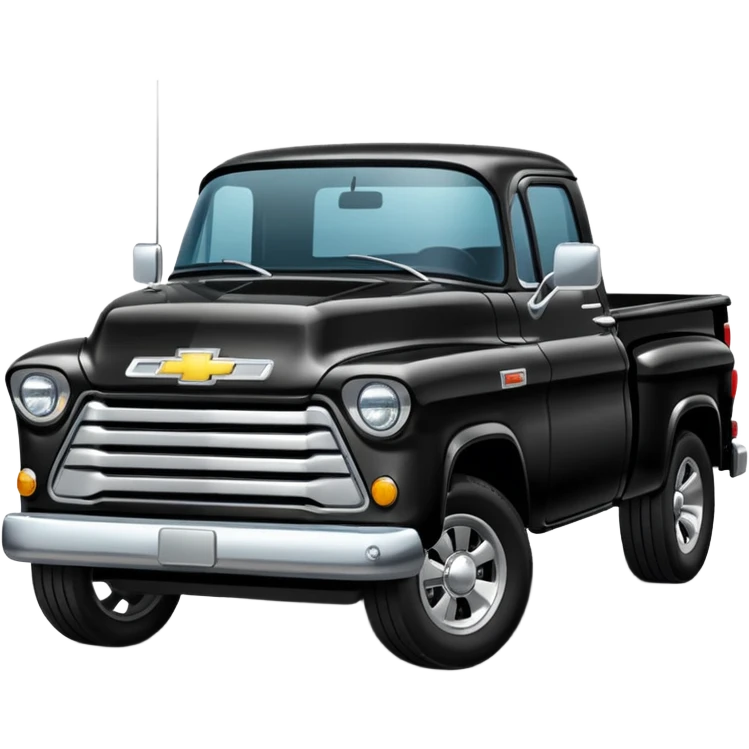 Black Chevy Truck emoji