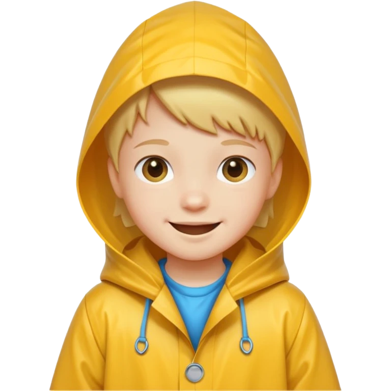 kid with raincoat emoji