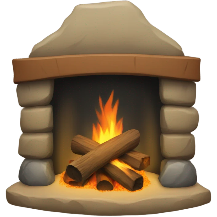 camp fireplace emoji