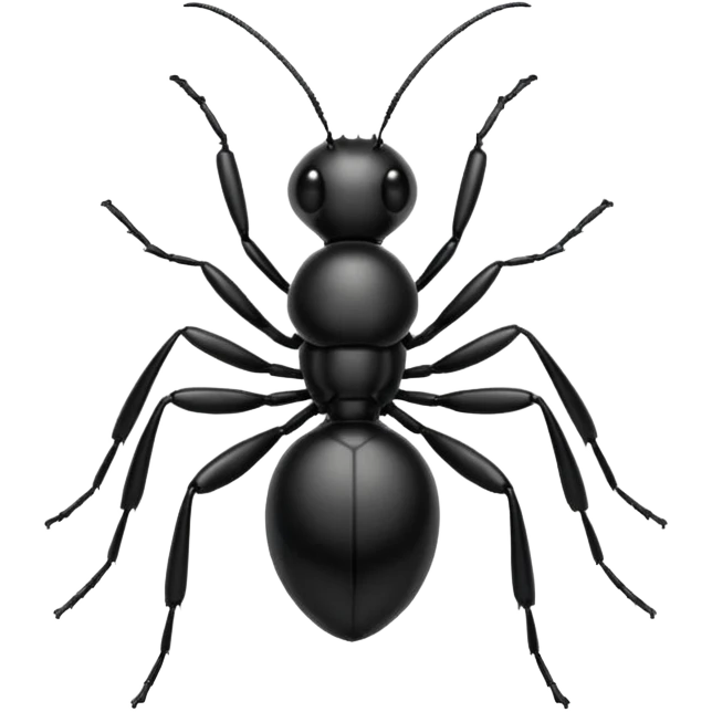 black ant emoji