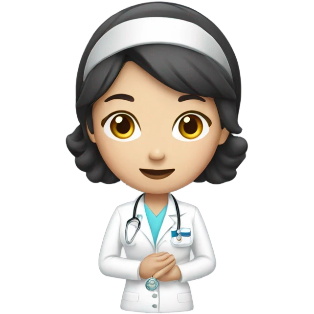 Asian Nurse with Diamond Ring emoji