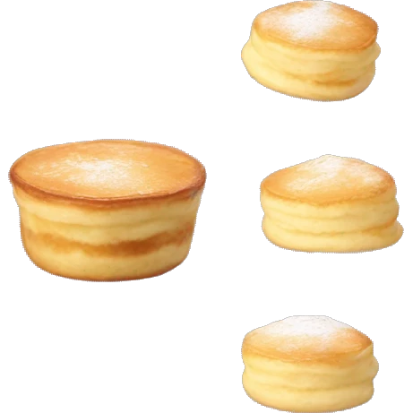 Soufflé pancake emoji