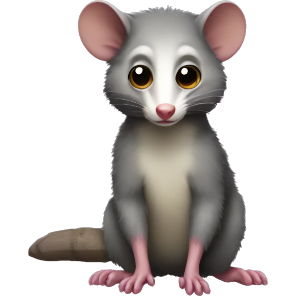 possum full body side view emoji