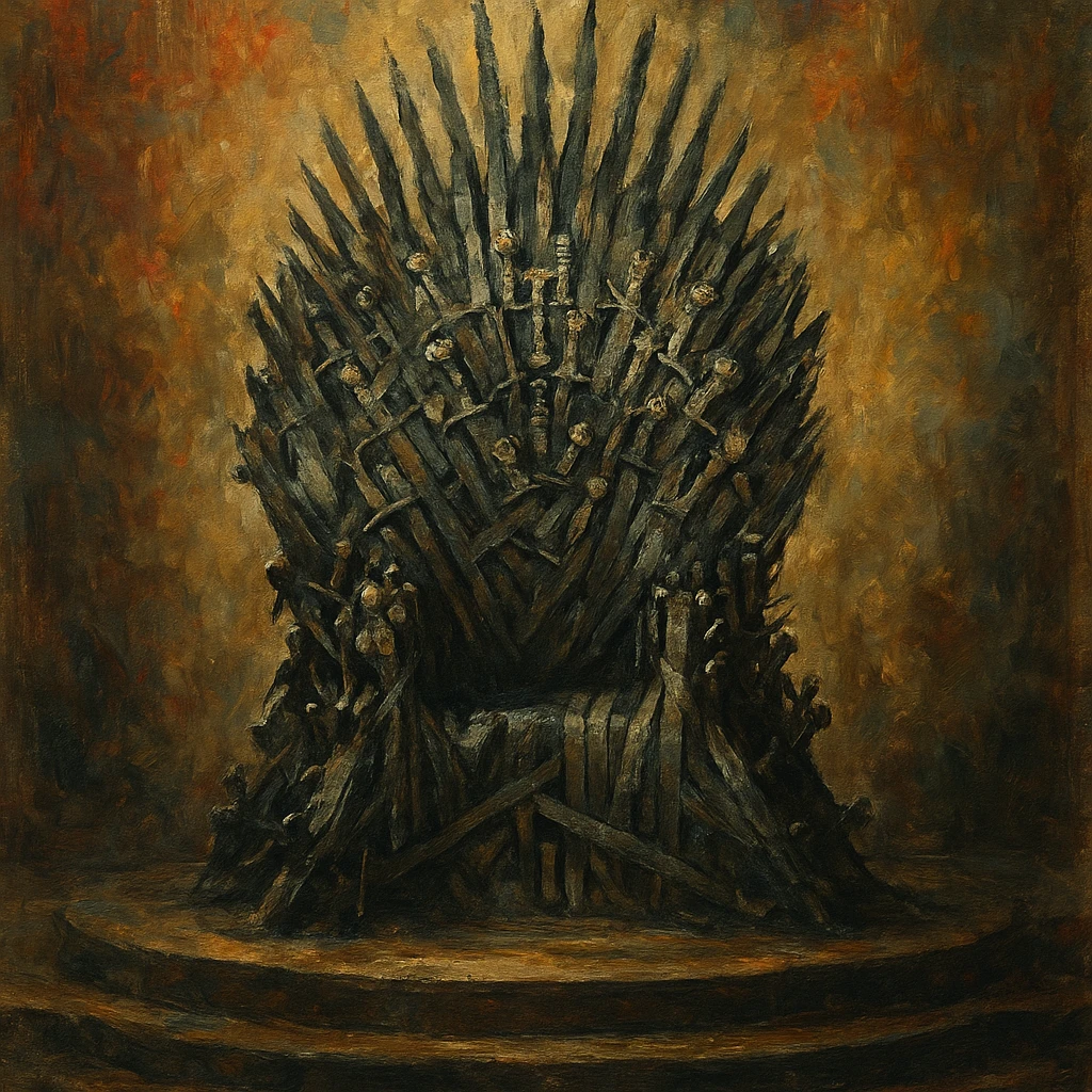The iron throne, style 8 emoji