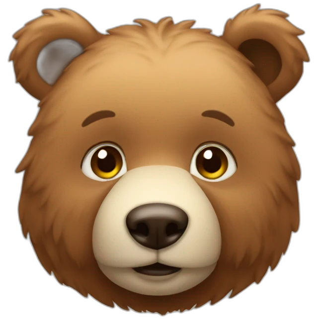 cuddly bear emoji