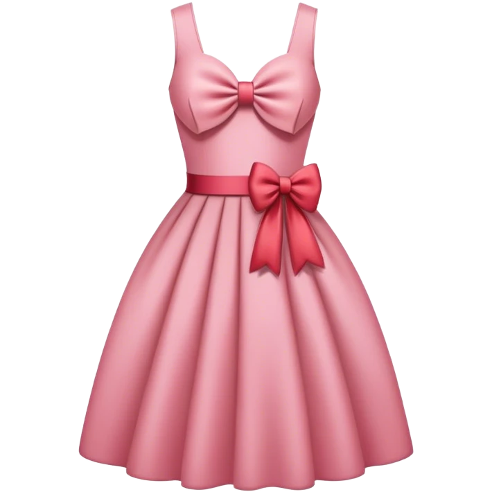 Dress with bow emoji