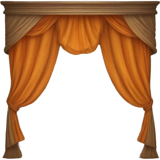 orange curtains  emoji