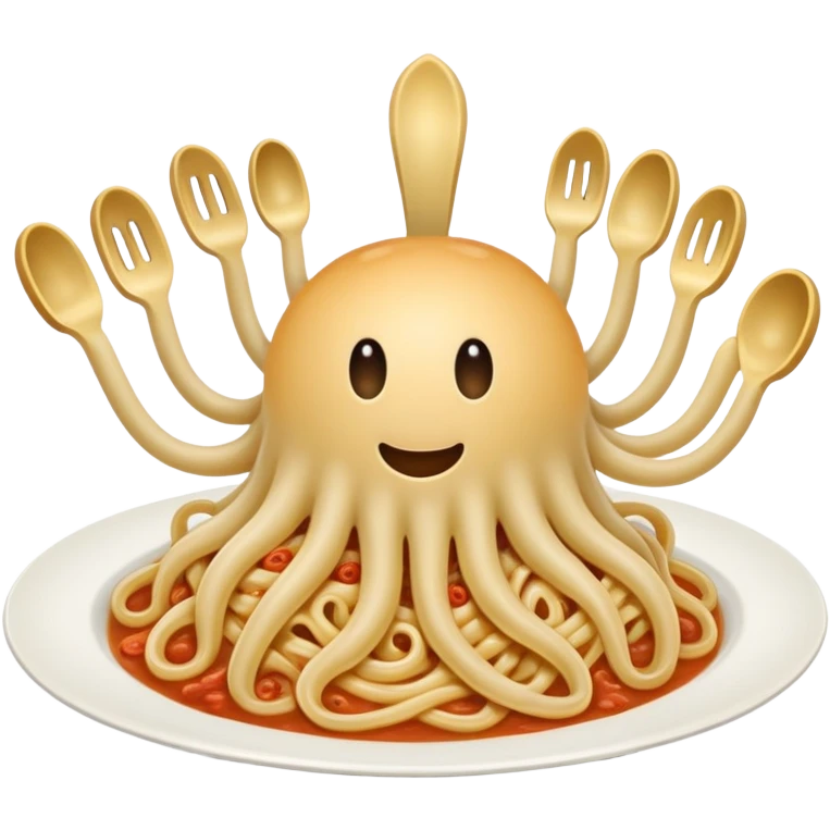 flying spaghetti  emoji