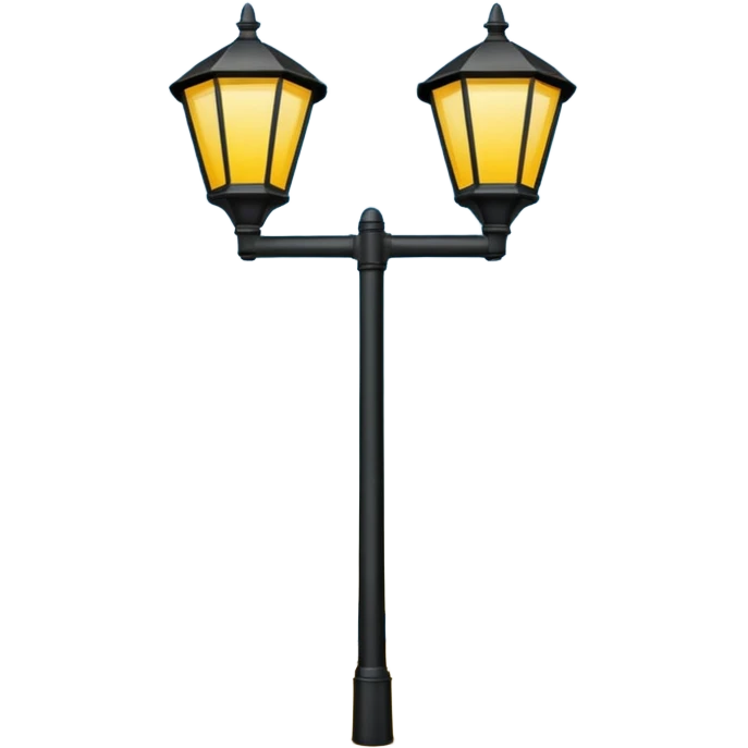 highway streetlight, US emoji