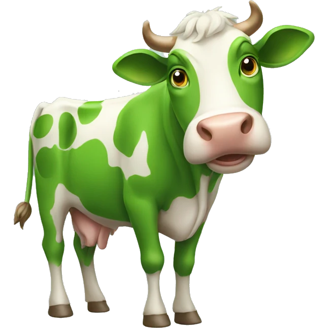 green cow emoji