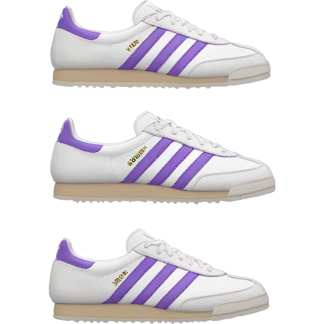 Adidas Sambas lavender Colo  emoji