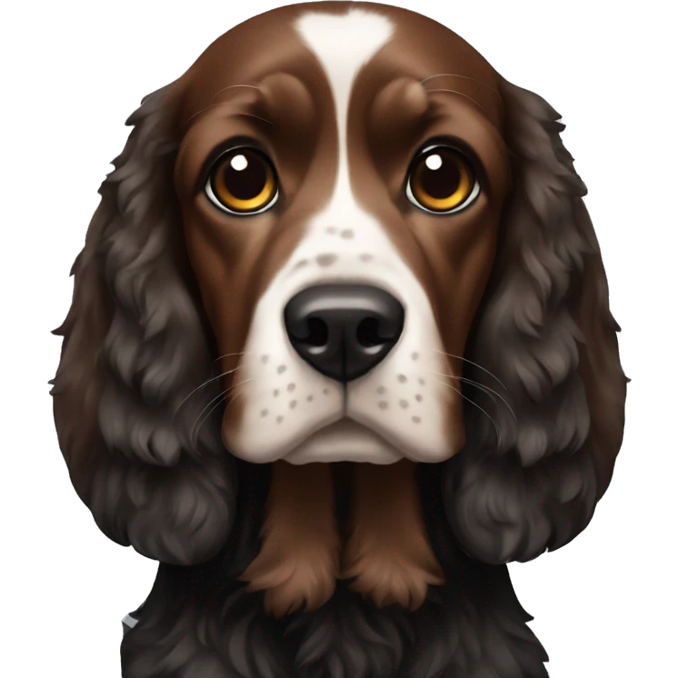 Black cocker  emoji