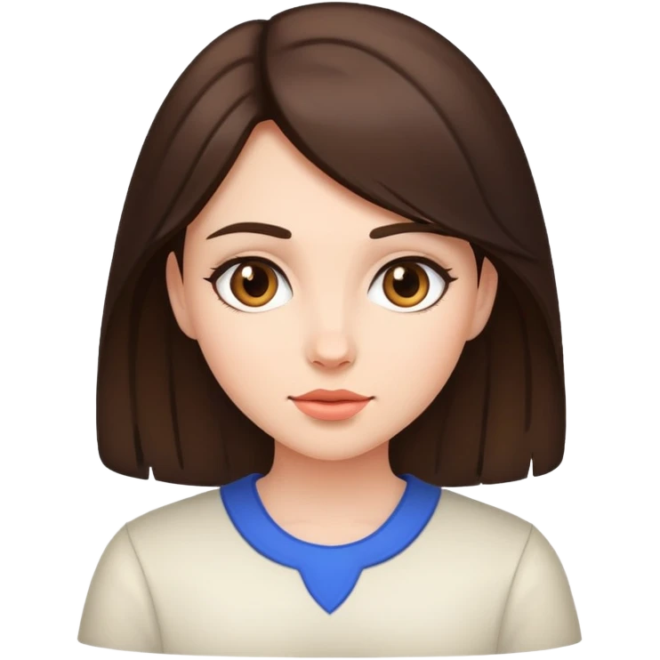 Girl brunette emoji