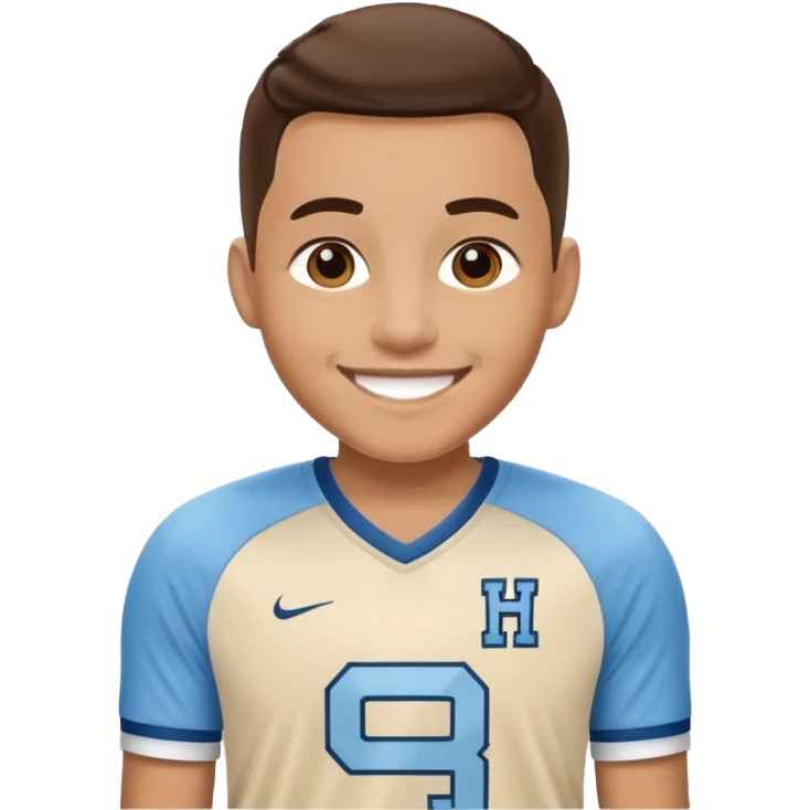 An image of a Tarheel emoji