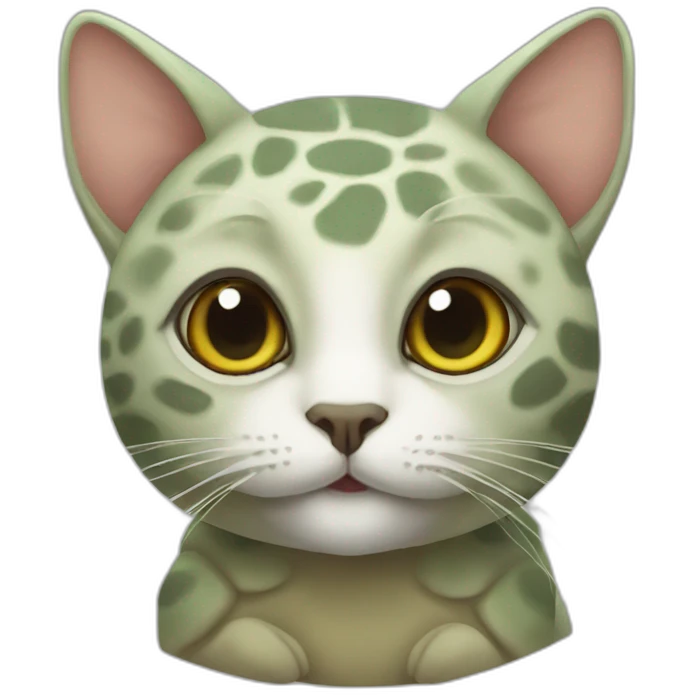 Turtle cat emoji