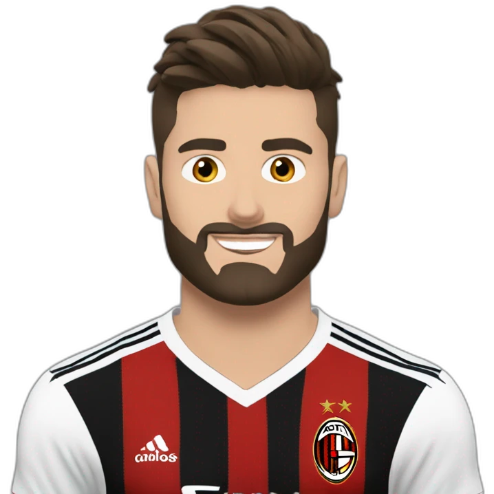 Giroud à Milan emoji