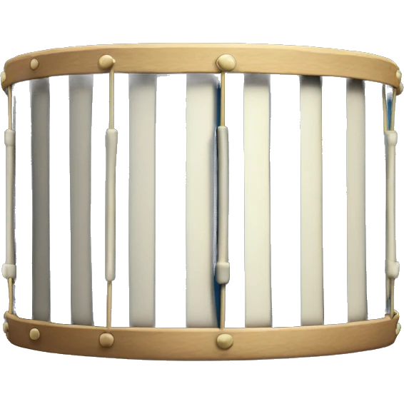 a blue drum emoji