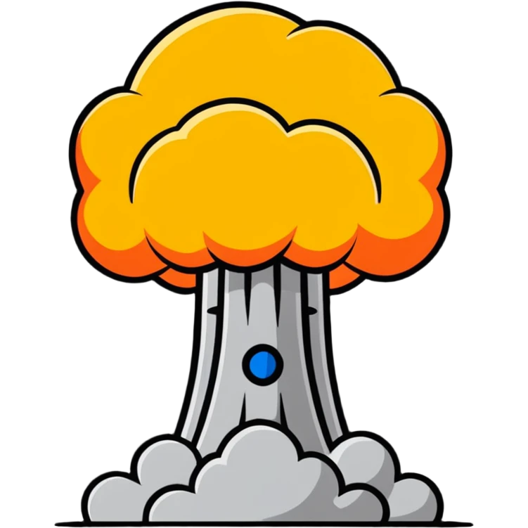 nuclear explosion emoji