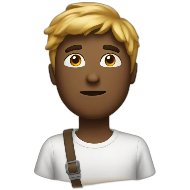 A funny hashtag emoji