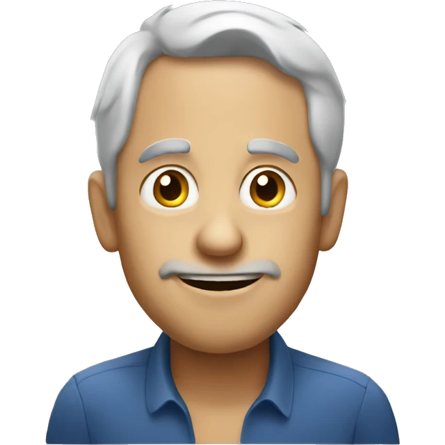 Very hungry man emoji