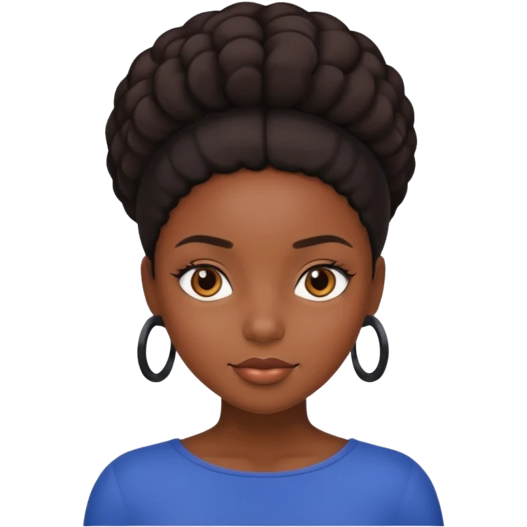 black girl baddie emoji