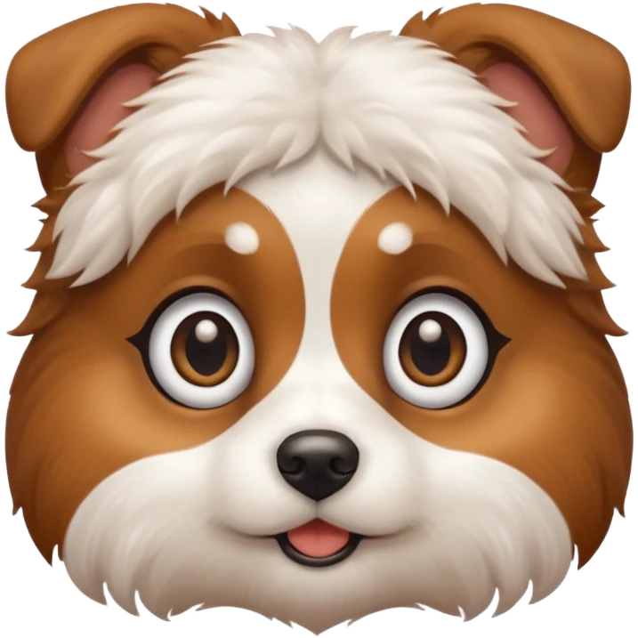Cute dog emoji