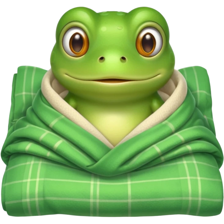 Frog in bed emoji