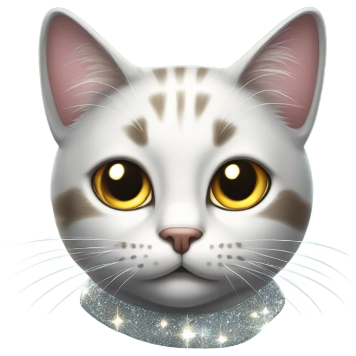 Cat with sparkles  emoji