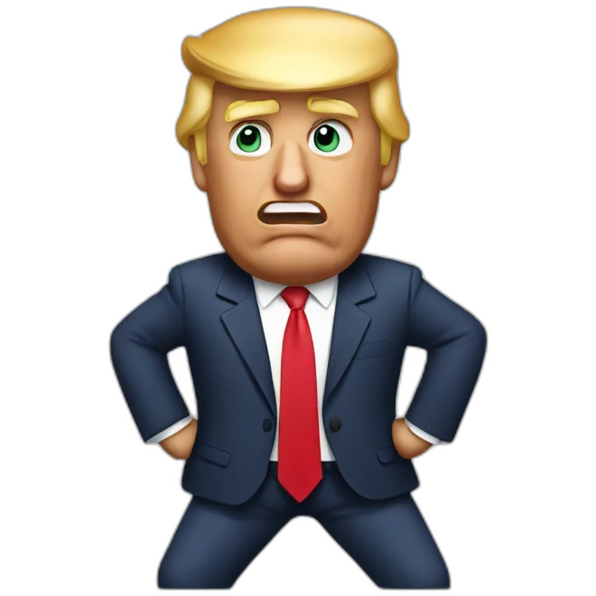 Donald Trump embarrassing emoji