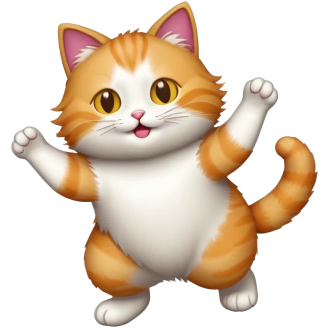 Cat dance emoji