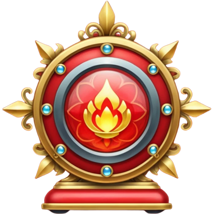 magical artifact red emoji