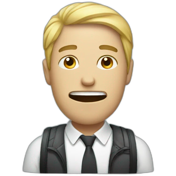 guy addicted to phone emoji