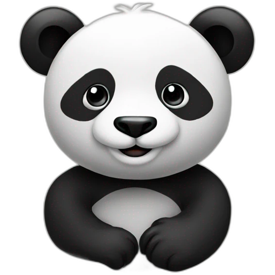 Panda poker emoji