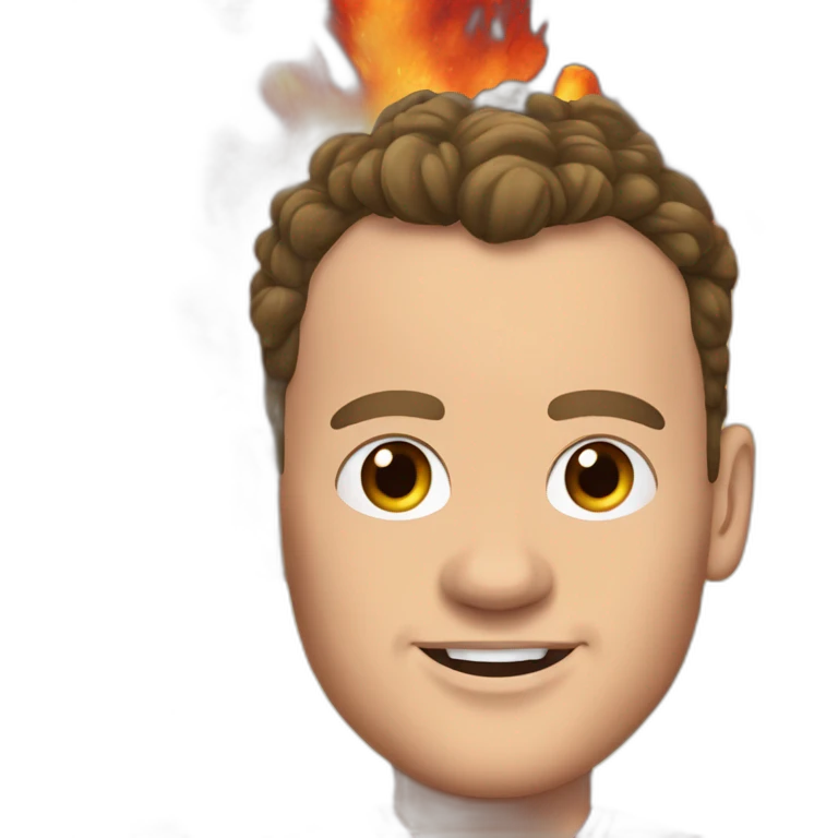 Jonathan Toews as a fire cracker emoji