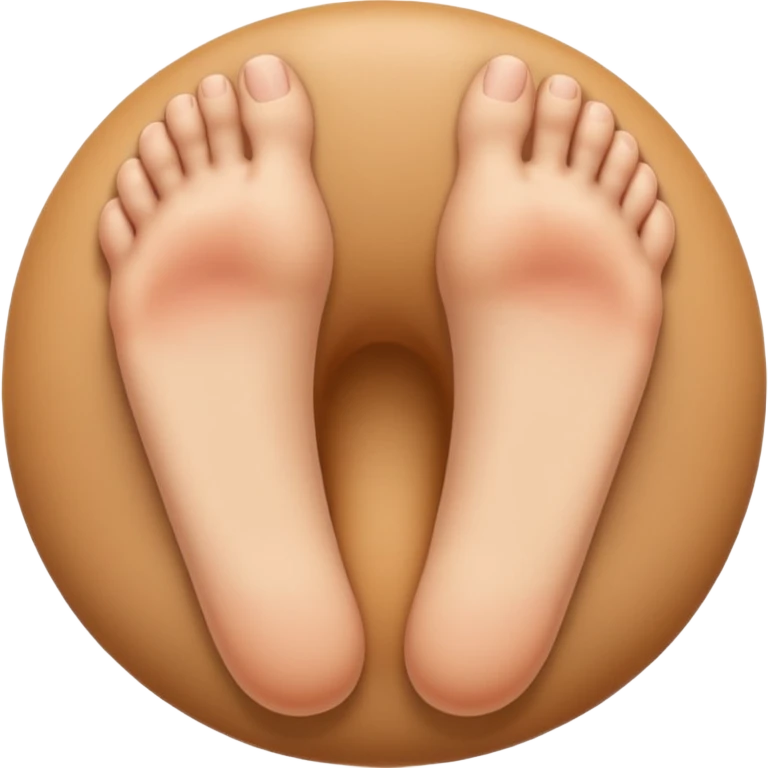 feet on a round body with a butthole and big penis emoji