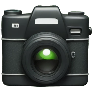 Greenary with camera and film emoji