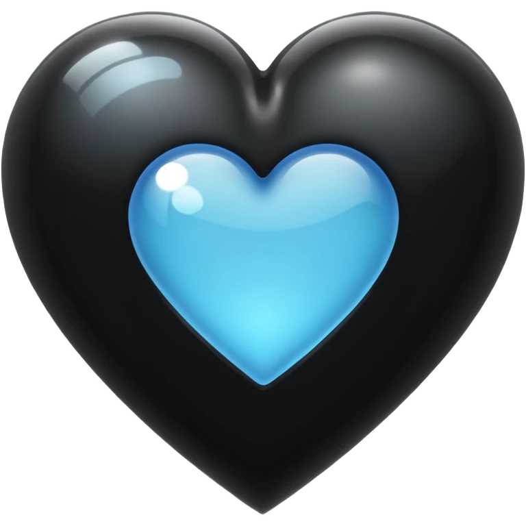 Black heart inside the thought bubble emoji