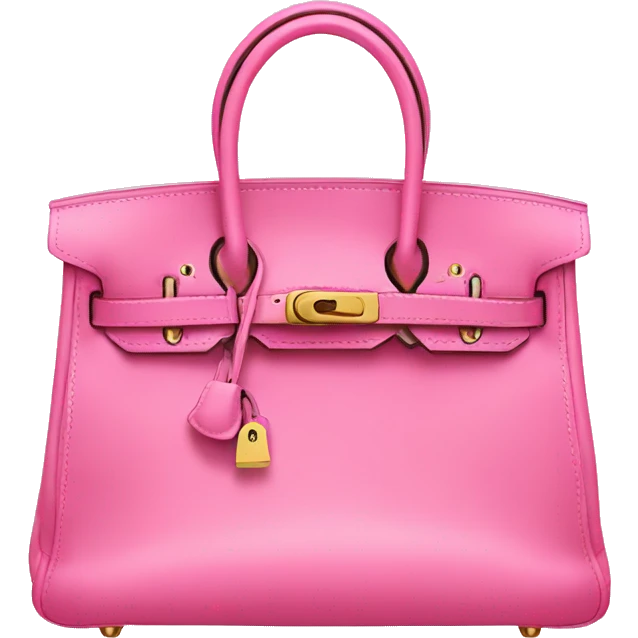 pink hermes bag emoji