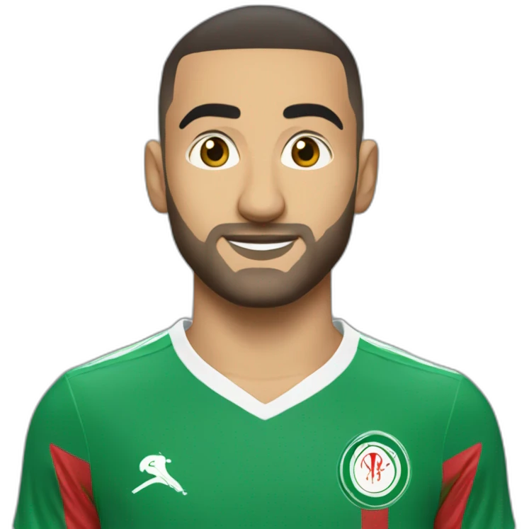hakim ziyech in morocco jersey emoji