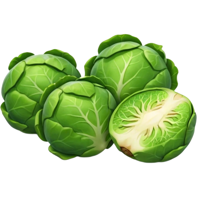 Coles de bruselas emoji