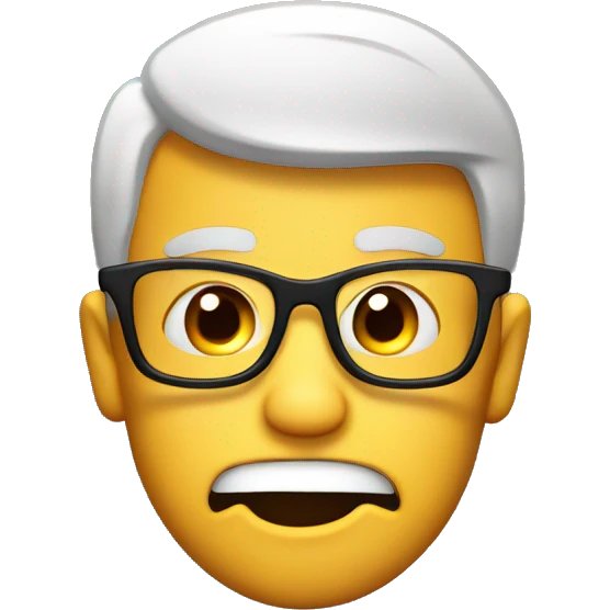 Make a emoji that is shocked andtaking off his glasses emoji